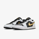 Air Jordan 1 Low  "Metallic Gold Swoosh"
